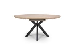 Maeve - Oak Round Extending Dining Table 120cm