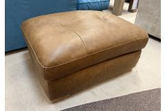 Peldon - Leather Footstool - Clearance