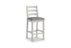 Saffron - Bar Stool with Charcoal Cushion