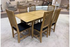 Sardinia - Extending Dining Table & 6 Chairs - Clearance