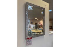 Silver Mottled Mirror - Clearance