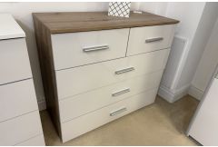 Simone - 2 + 3 Drawer Chest Dual Colour - Clearance