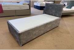Single Bed Base & Headboard - Clearance