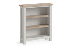 Country Oak Stone Grey - Low Bookcase