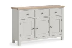 Country Oak Stone Grey - Large Sideboard