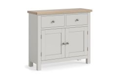Country Oak Stone Grey - Medium Sideboard