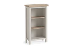 Country Oak Stone Grey - Mini Bookcase