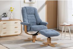 Susie - Swivel Recliner & Stool Set