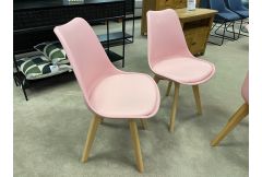 Urban - 2 x Pink Dining Chairs - Clearance