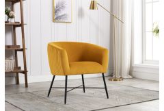 Zara - Accent Chair in Apricot
