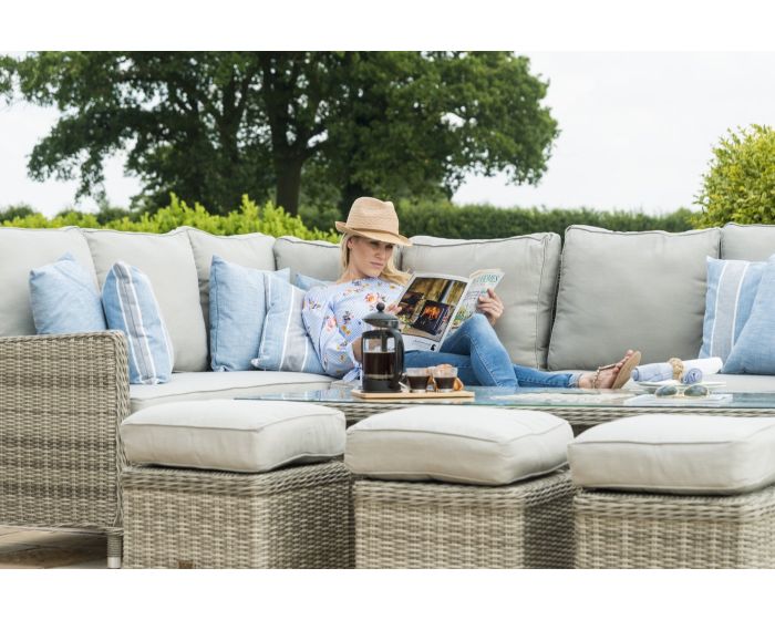 Bermuda Corner Set with Rising Table Clearance